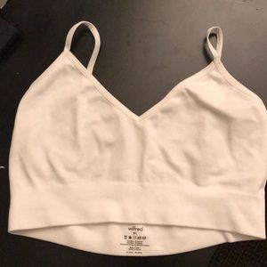 Wilfred white bralette